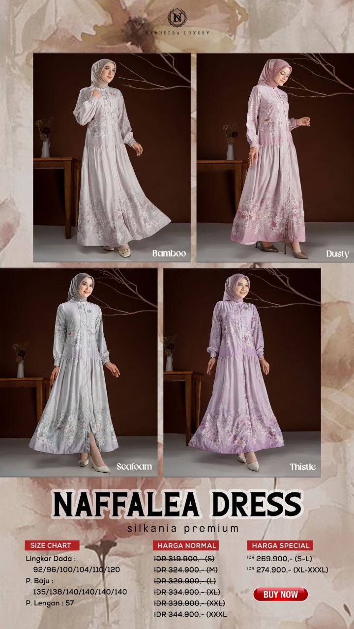 NAFFALEA DRESS - Gambar 4