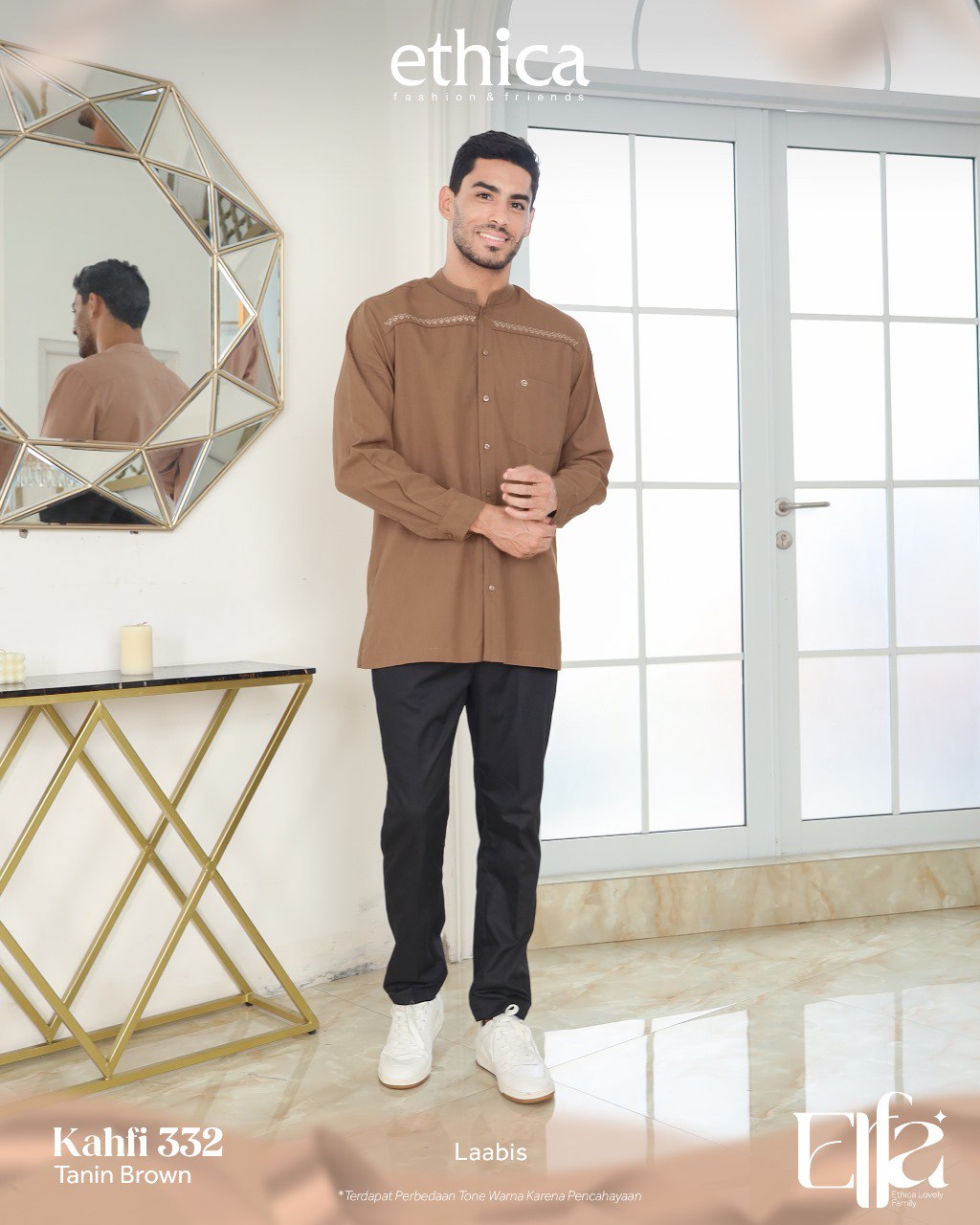 COUPLE 191 TANIN BROWN - Gambar 2