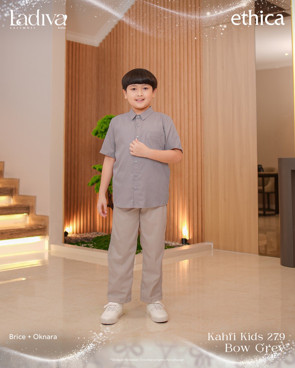 LADIVA BOW GREY - Gambar 3