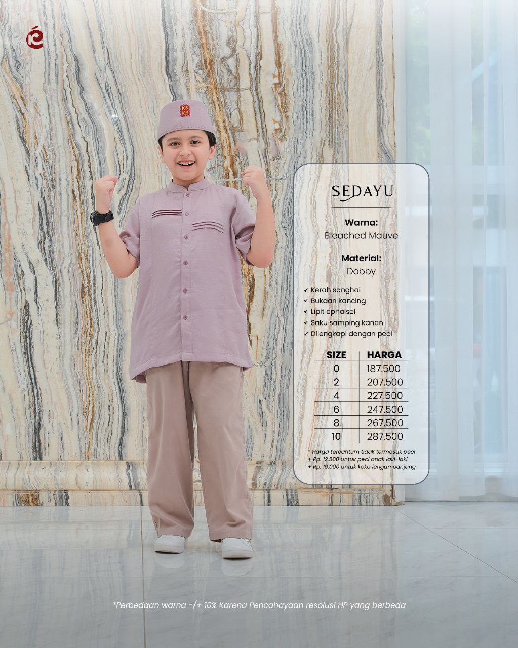 SEDAYU BLEACHED MAUVE - Gambar 5
