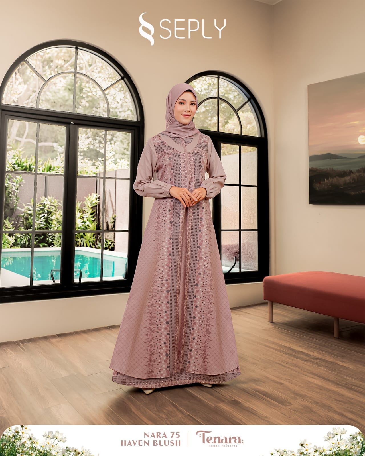 SARIMBIT TENARA HAVEN BLUSH - Gambar 3