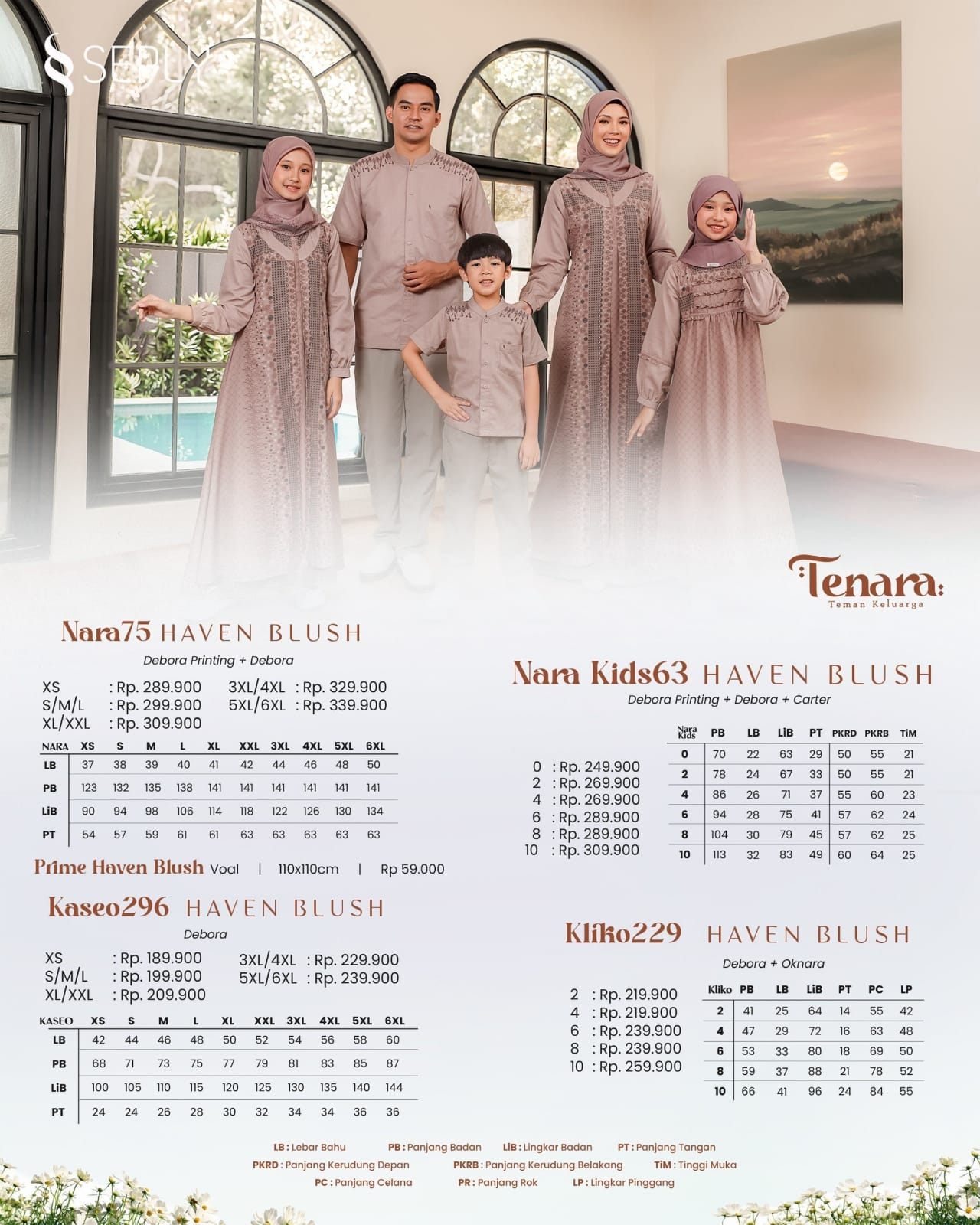 SARIMBIT TENARA HAVEN BLUSH - Gambar 6